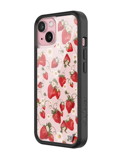 Wildflower Strawberry Fields iPhone 15 Case