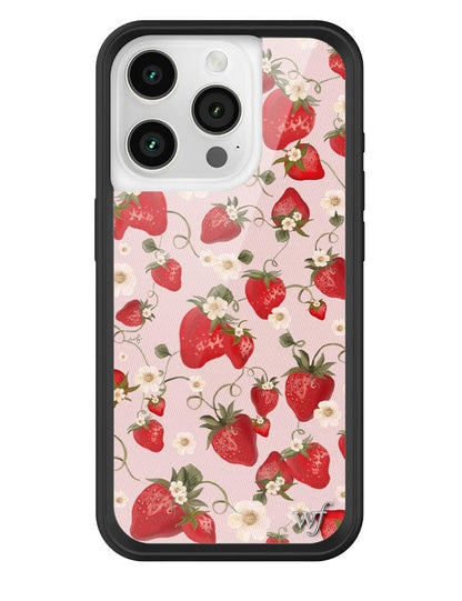 Wildflower Strawberry Fields iPhone 15 Pro Case