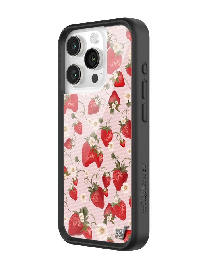 Wildflower Strawberry Fields iPhone 15 Pro Case