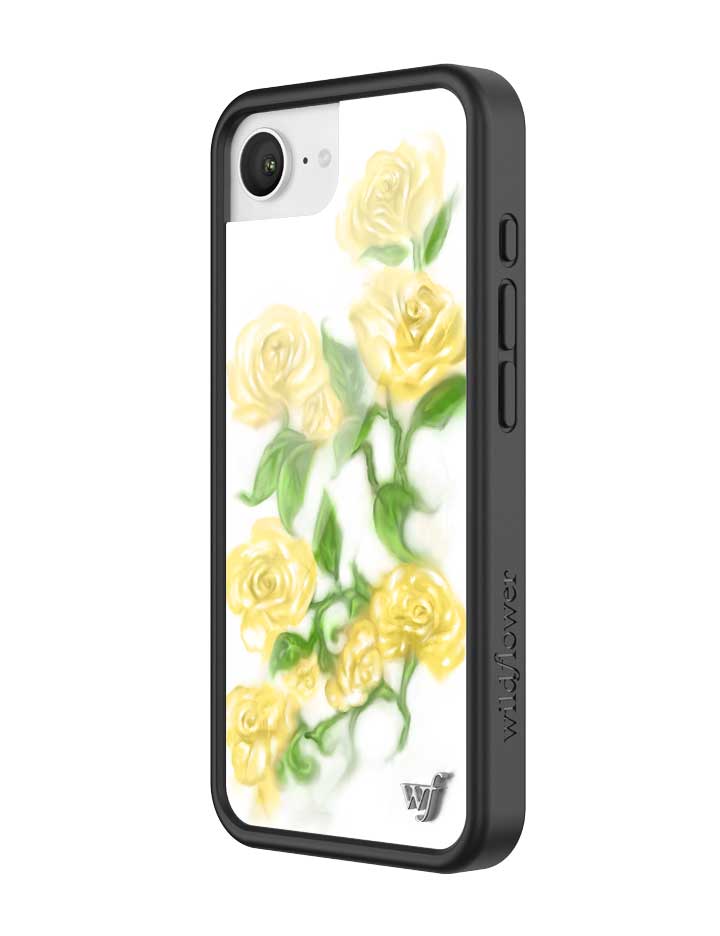 Wildflower iPhone case 16e Yellow Roses Flowers Yellow Cute