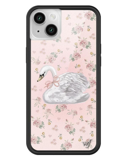 Wildflower Sweet Swan iPhone 14 Plus Case