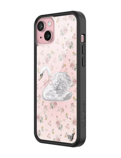 Wildflower Sweet Swan iPhone 15 Plus Case