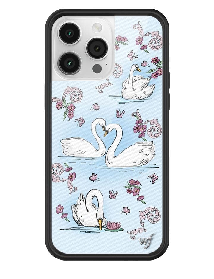 Wildflower Swan Lake iPhone 14 Pro Max Case