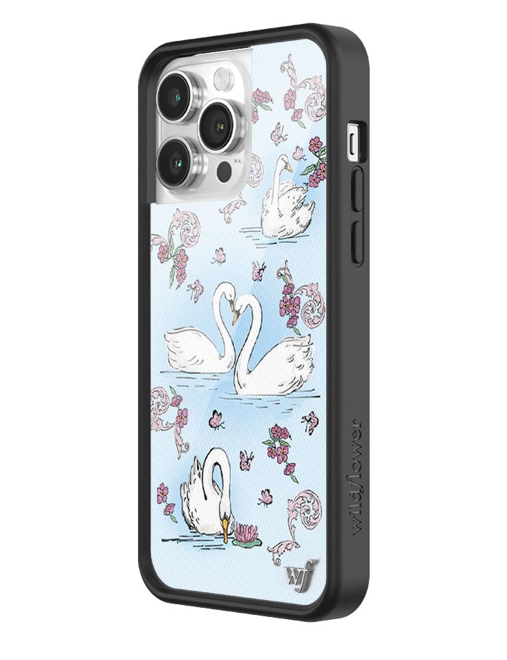 Wildflower Swan Lake iPhone 14 Pro Max Case