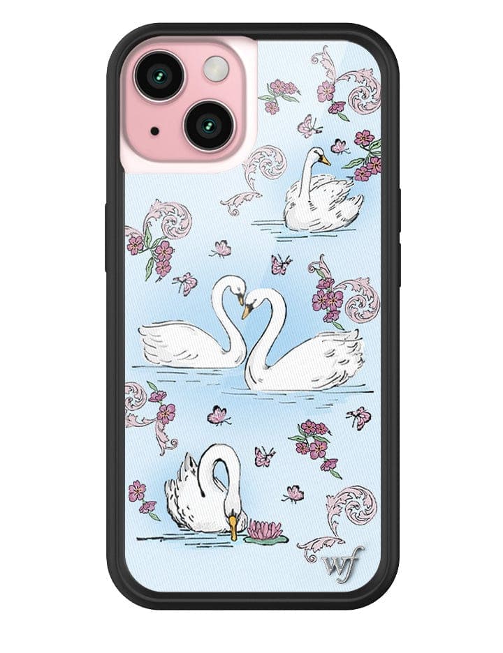 Wildflower Swan Lake iPhone 15 Case