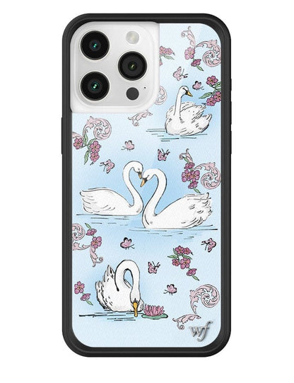 Wildflower Swan Lake iPhone 15 Pro Max Case