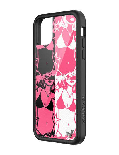 Wildflower iPhone case 11 Tara Yummy Black Pink