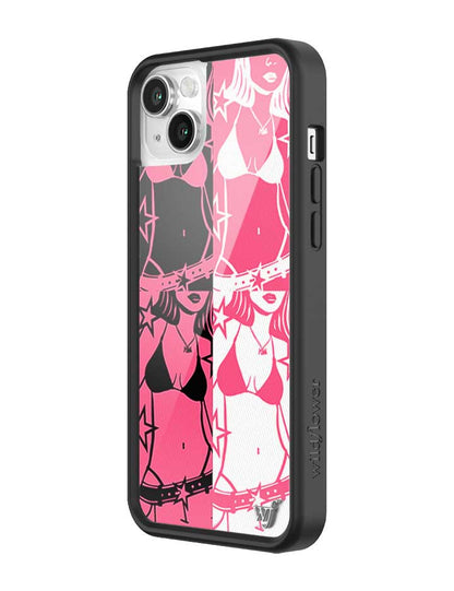 Wildflower iPhone case 13 Tara Yummy Black Pink