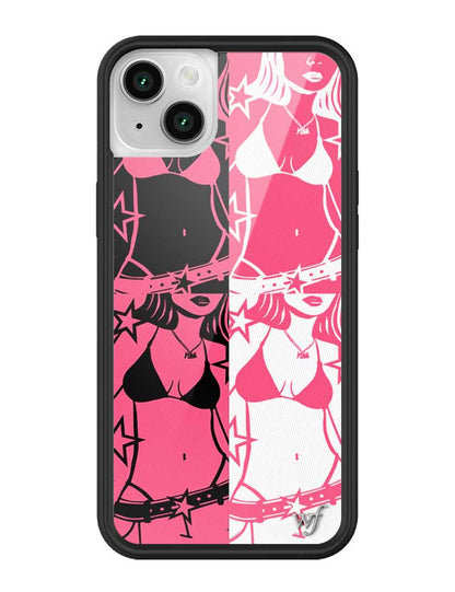 Wildflower iPhone case 14 Tara Yummy Black Pink