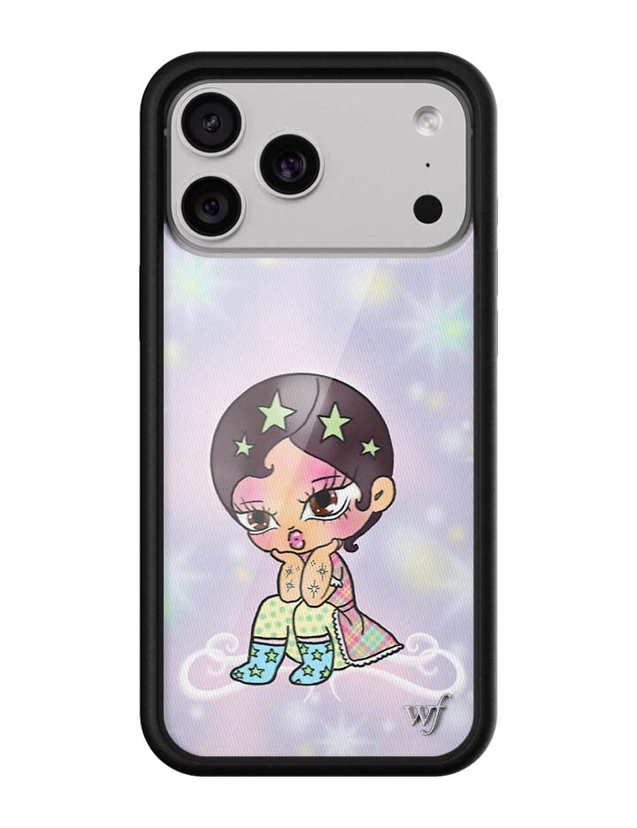 Wildflower iPhone case 18 Pro Max Vanilla Mace Purple Cute