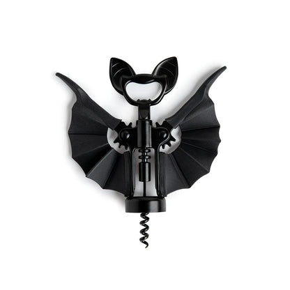 The Vino corkscrew by OTOTO is bat-shaped and features wings and ears.