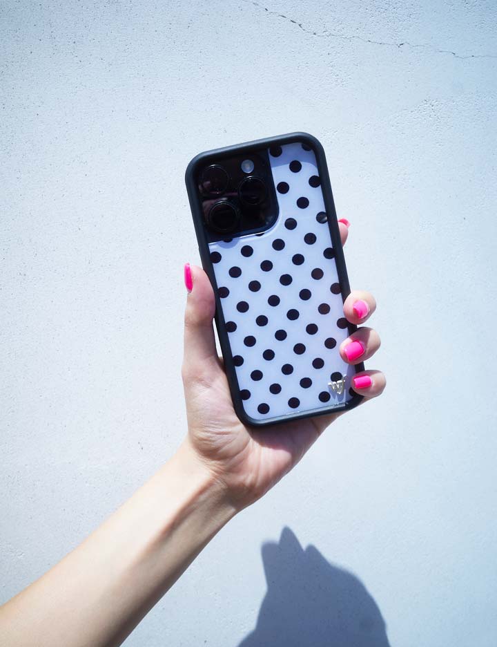 Lifestyle Image 05 Polka Dot | White and Black