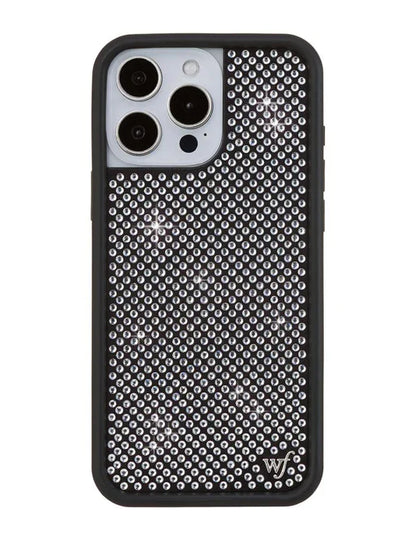 Rhinestone-White iPhone Case