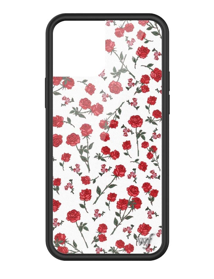 Wildflower Red Roses iPhone 12 / 12 Pro Case