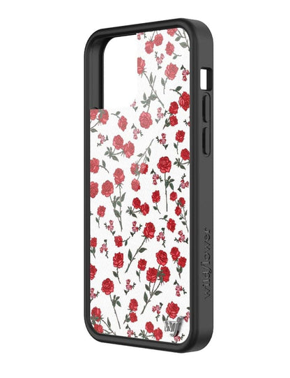 Wildflower Red Roses iPhone 12 / 12 Pro Case