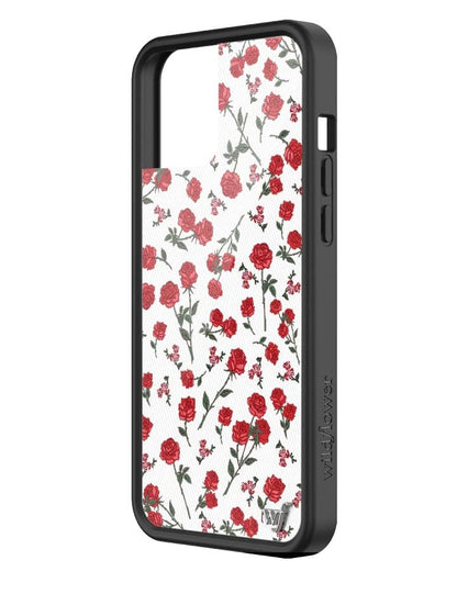 Wildflower Red Roses iPhone 12 Pro Max Case