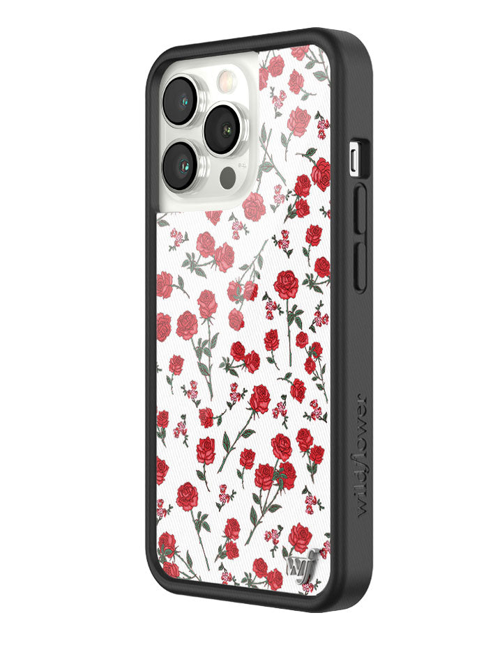 Wildflower Red Roses iPhone 13 Pro Case