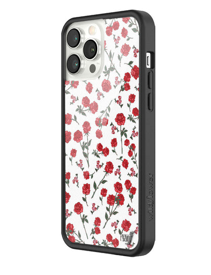 Wildflower Red Roses iPhone 13 Pro Max Case