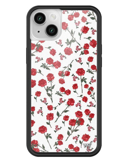 Wildflower Red Roses iPhone 14 Plus Case