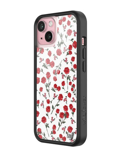 Wildflower Red Roses iPhone 15 Case