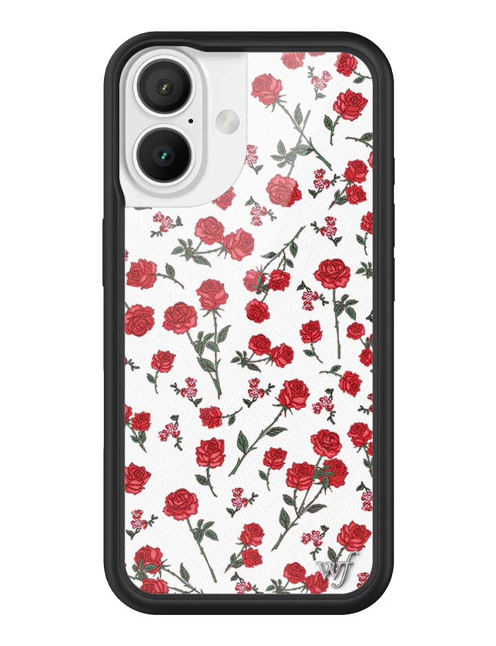 Wildflower Red Roses iPhone 16 Case