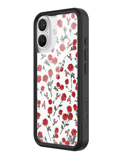 Wildflower Red Roses iPhone 16 Case