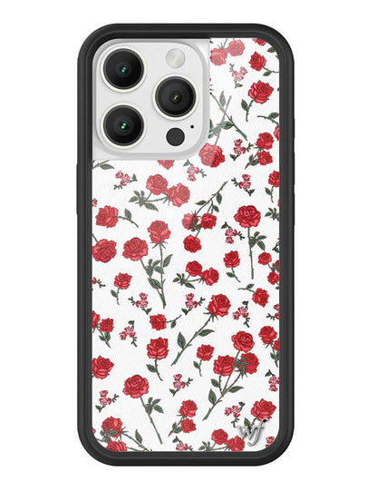 Wildflower Red Roses iPhone 16 Pro Case