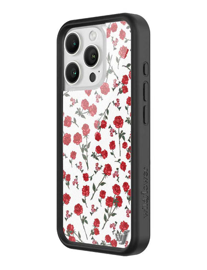 Wildflower Red Roses iPhone 16 Pro Case