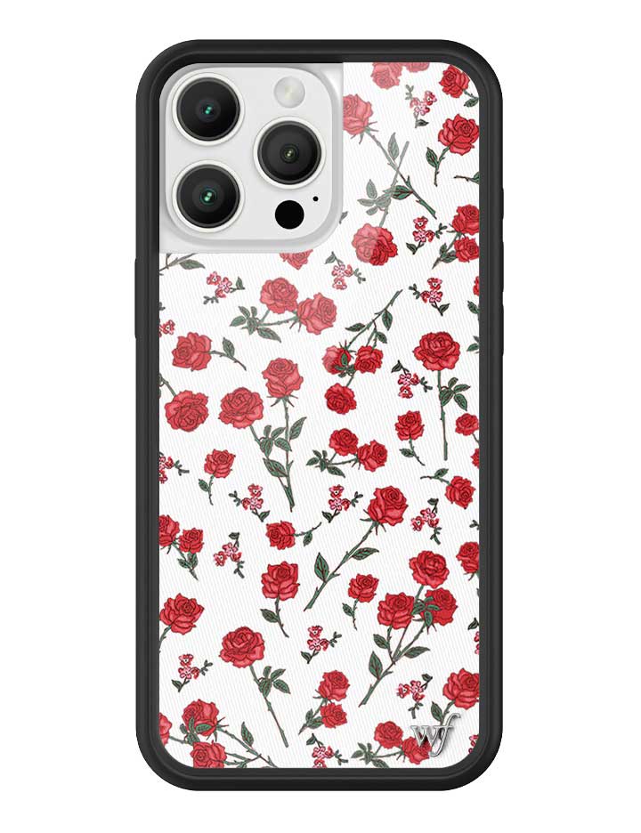 Wildflower Red Roses iPhone 16 Pro Max Case