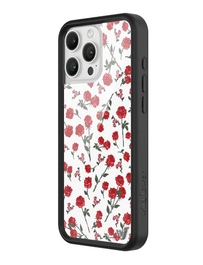 Wildflower Red Roses iPhone 16 Pro Max Case