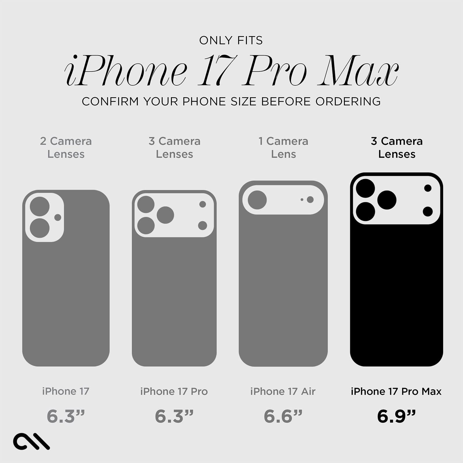 Only fits iPhone 17 Pro Max, confirm your phone size before ordering

#color_peach soap bubble®