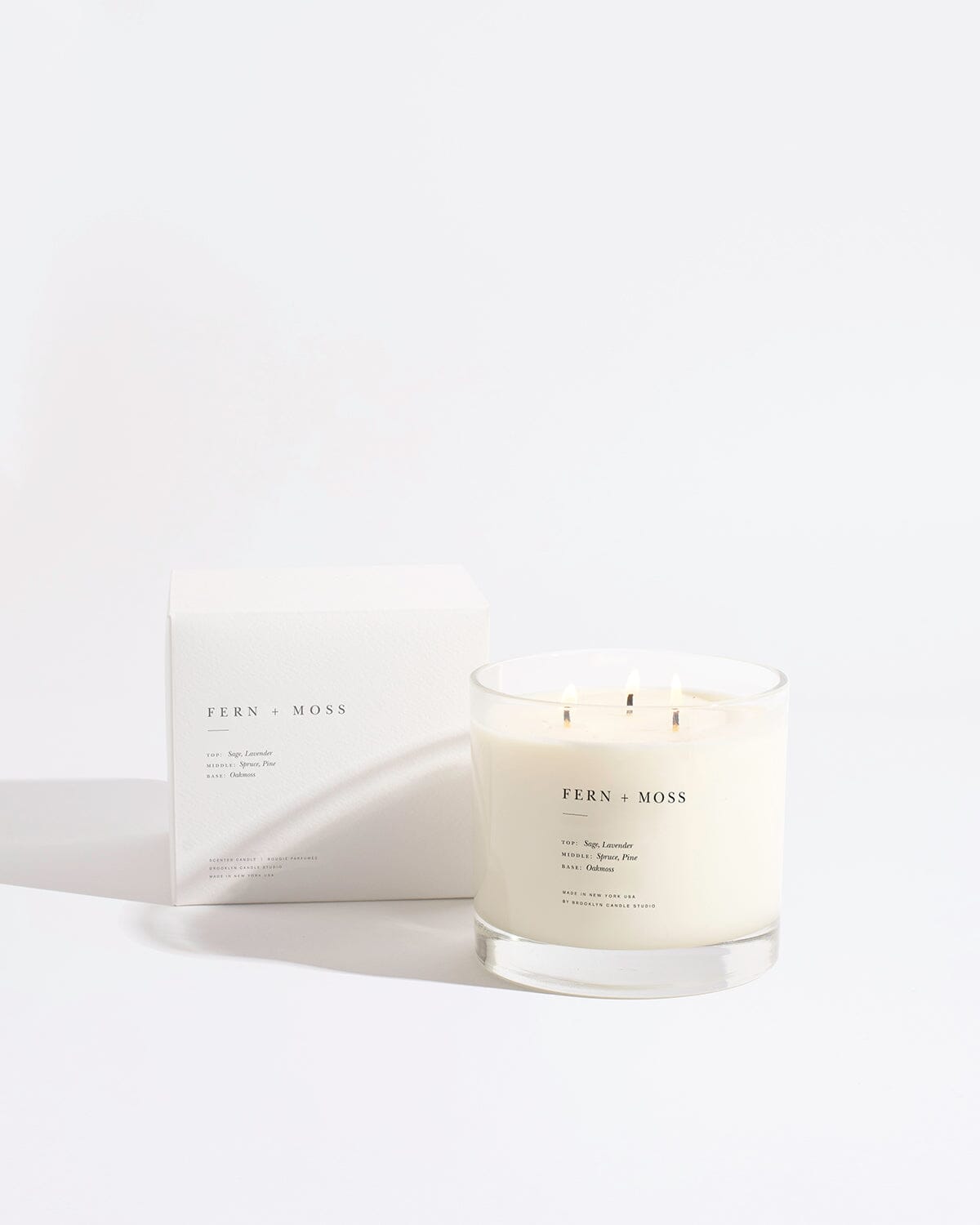 Fern + Moss XL 3-Wick Candle Maximalist Brooklyn Candle Studio 