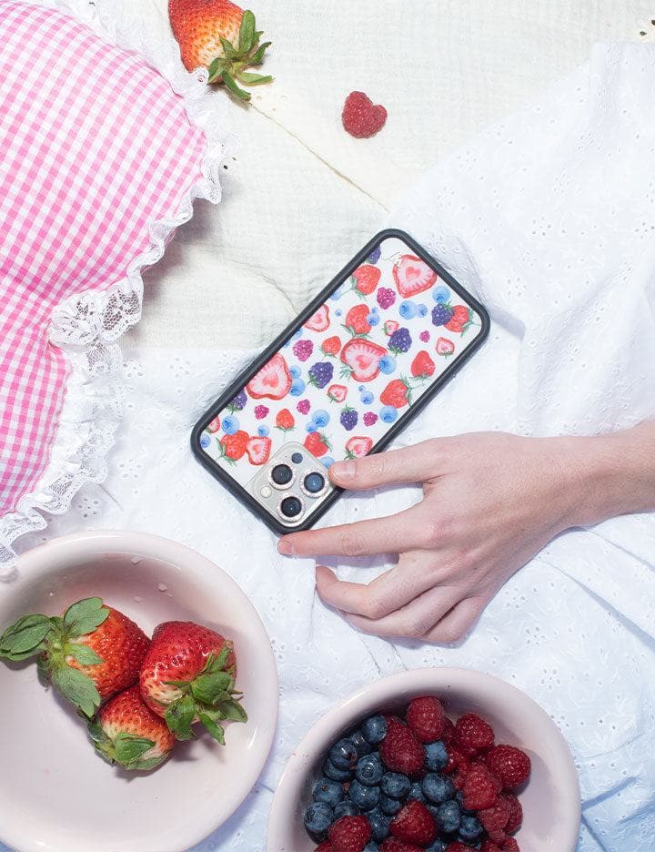 Wildflower Fruit Tart iPhone Case Lifestyle Image 03