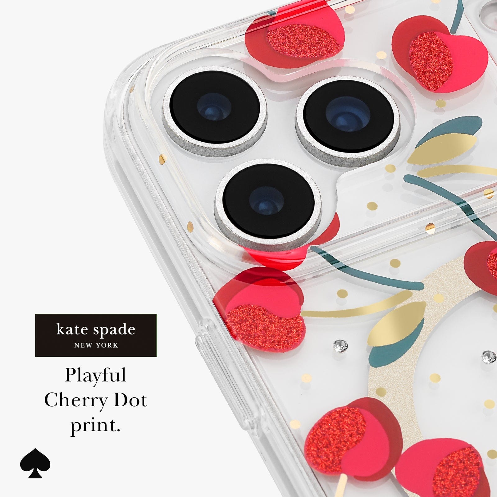 Playful Cherry Dot print