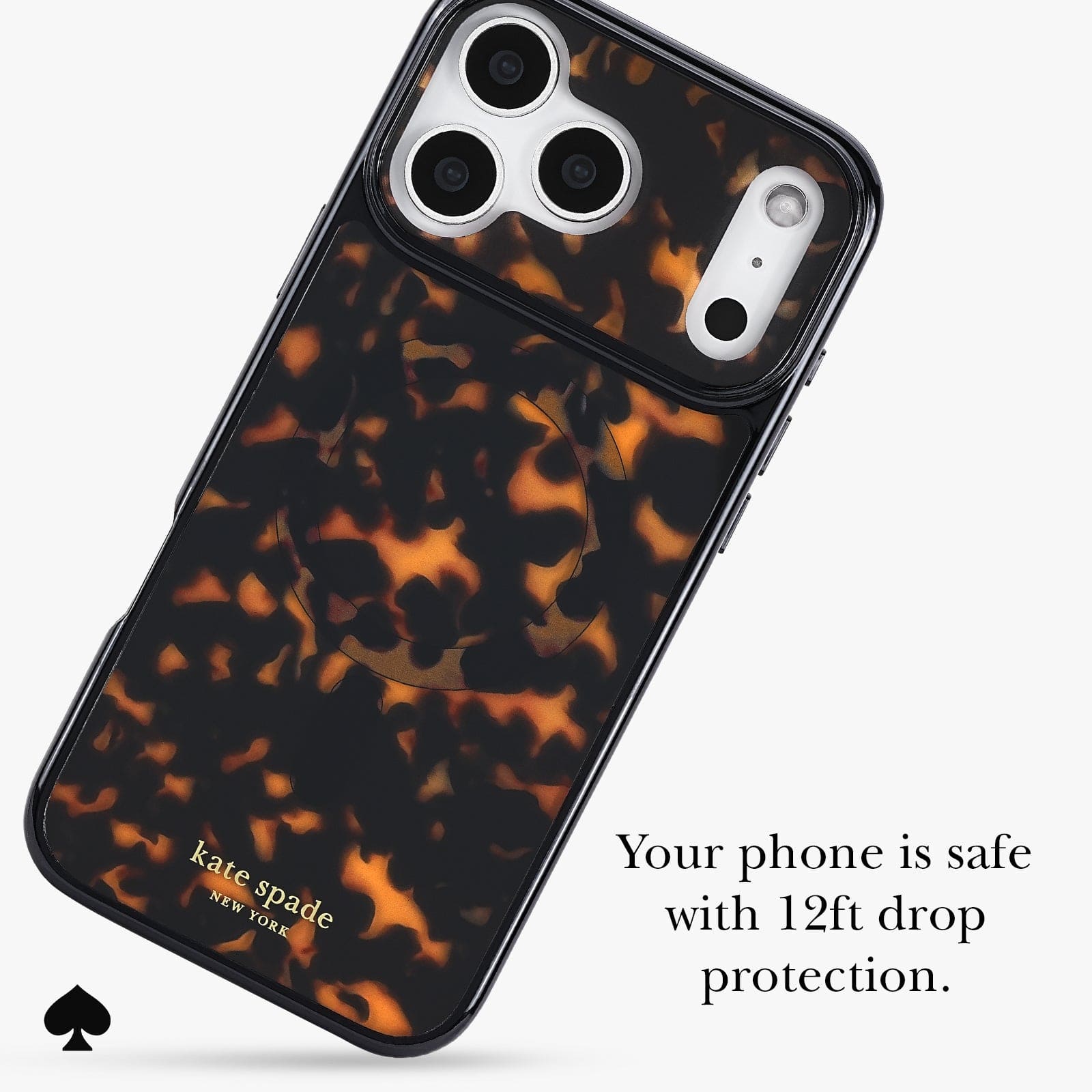 Your phone is safe with 12 foot drop protection.