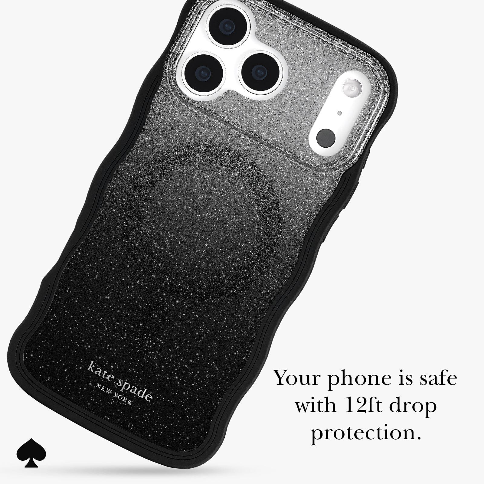 Your phone is safe with 12 foot drop protection.