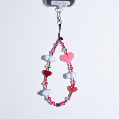 Lovestruck Kawaii Wristlet Phone Strap - String Ting London