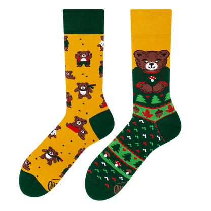 Autumn Teddy Bear Socks