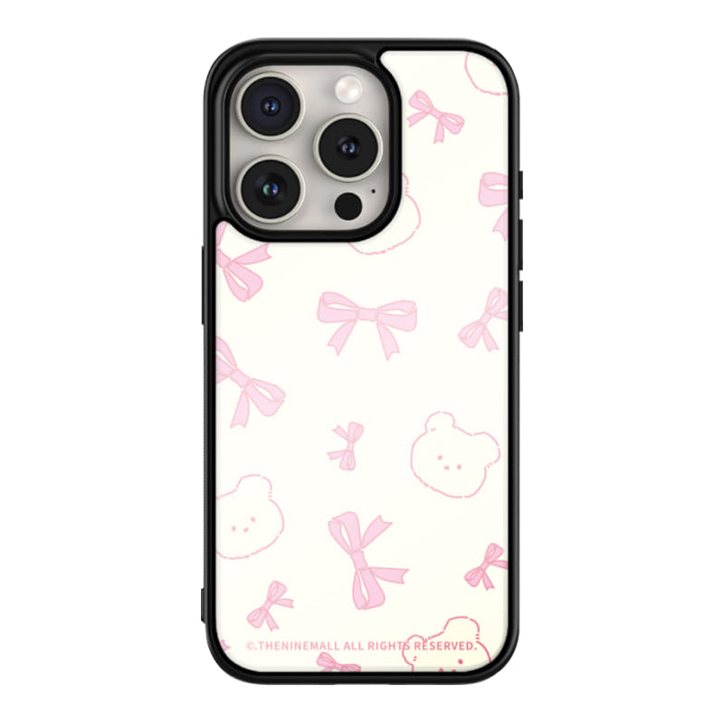 lovely ribbon pattern [glossy bumper phone case]