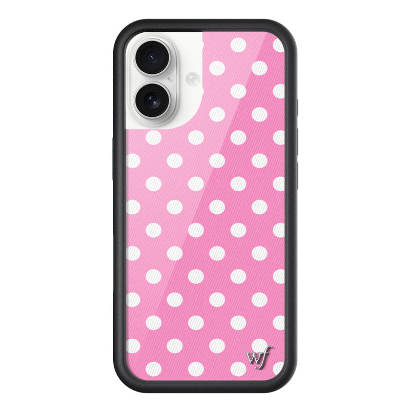 Pink Polka Dots iPhone Case