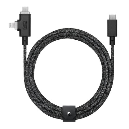 Belt Cable Duo Pro 240W (USB-C to USB-C & Lightning)