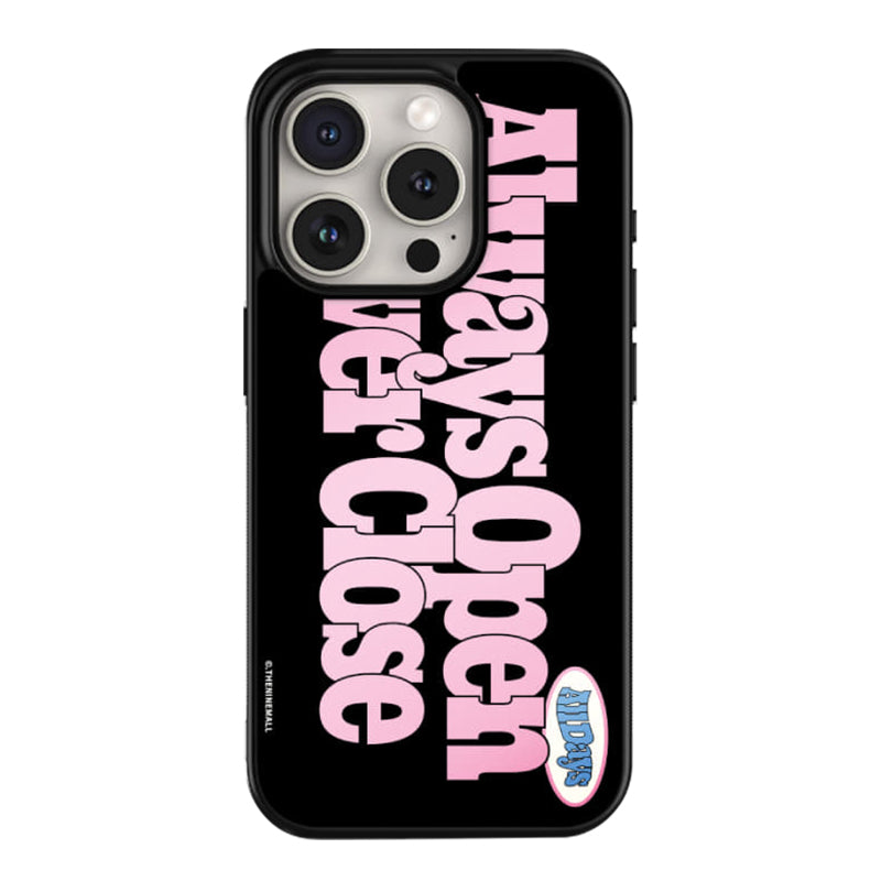 bold always open [glossy bumper phone case]