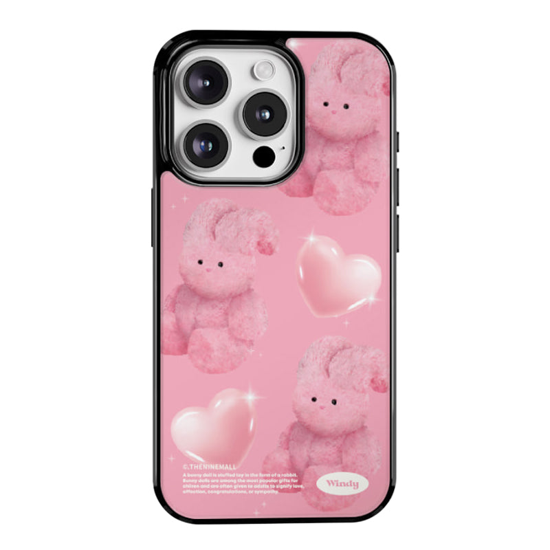 pink heart toy windy [glossy bumper phone case]