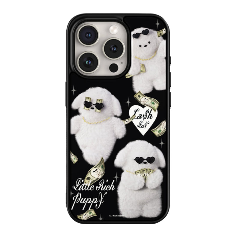 little rich puppy [glossy bumper phone case]