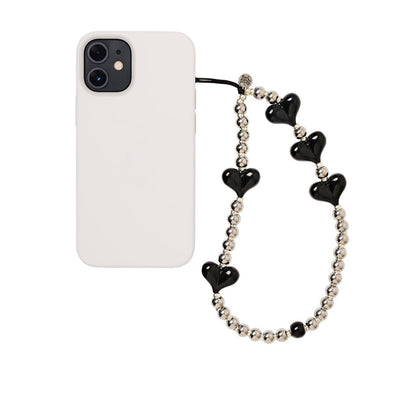 Steel My Heart Midnight Wristlet Phone Strap - String Ting London