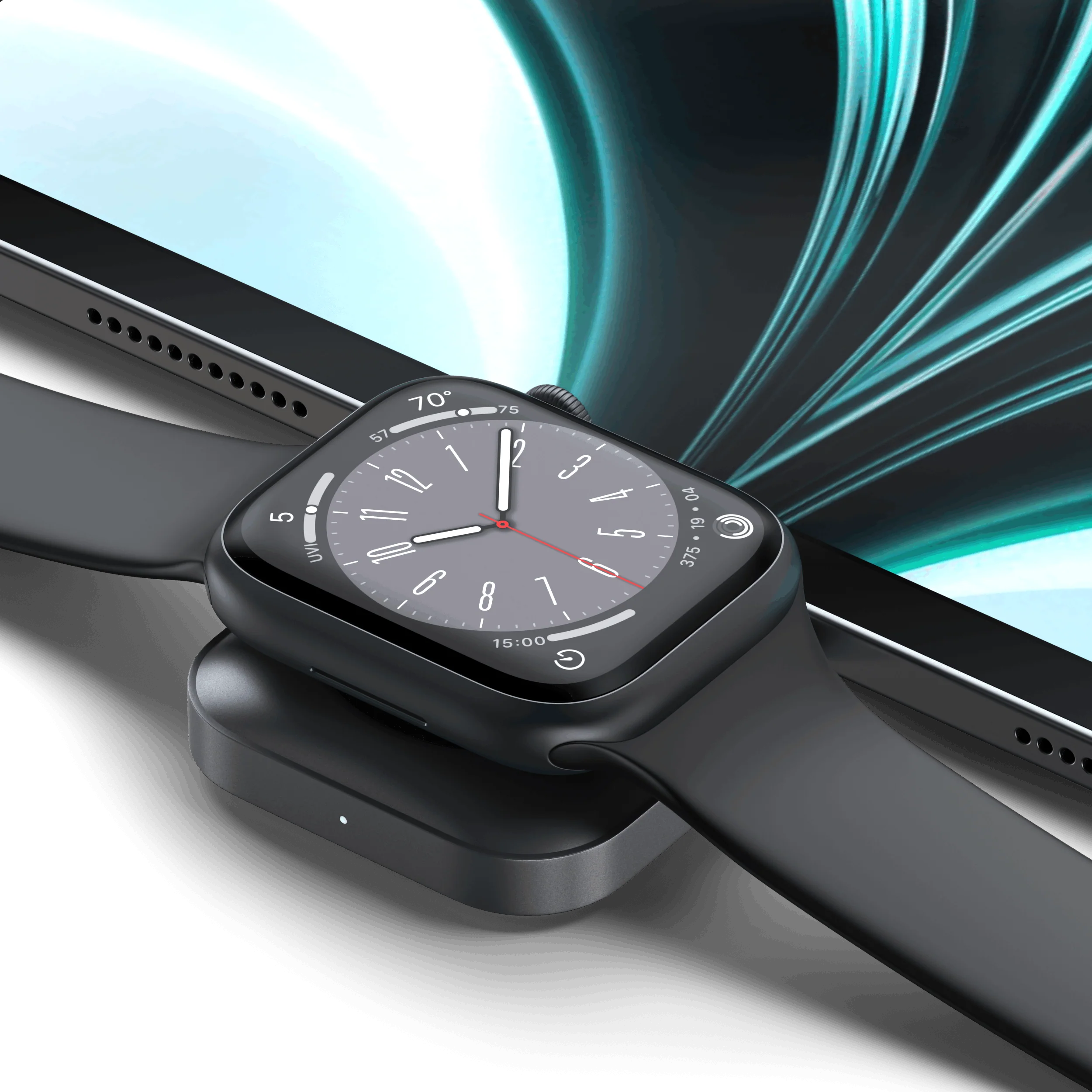 Dual Sided 2-in-1 USB-C Charger for Apple Watch and Airpods